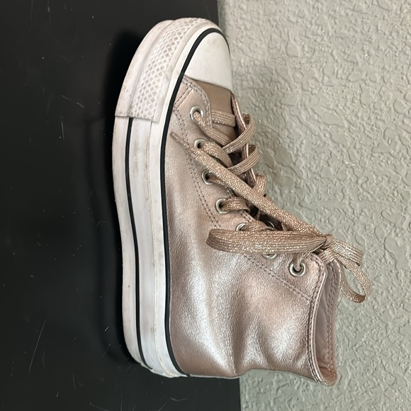 Pink Glitter Converse size 6 - Picture 4 of 6